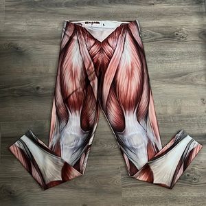 Black Milk Muscle Leggings Large